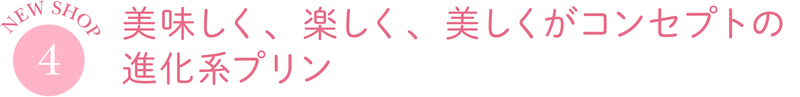 美味しく、楽しく、美しくがコンセプトの進化系プリン